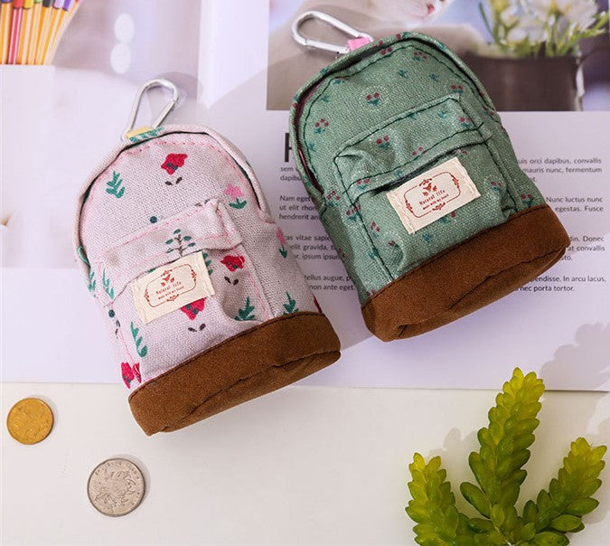 Mini Rucksack Schlüsselanhänger/ Münztasche