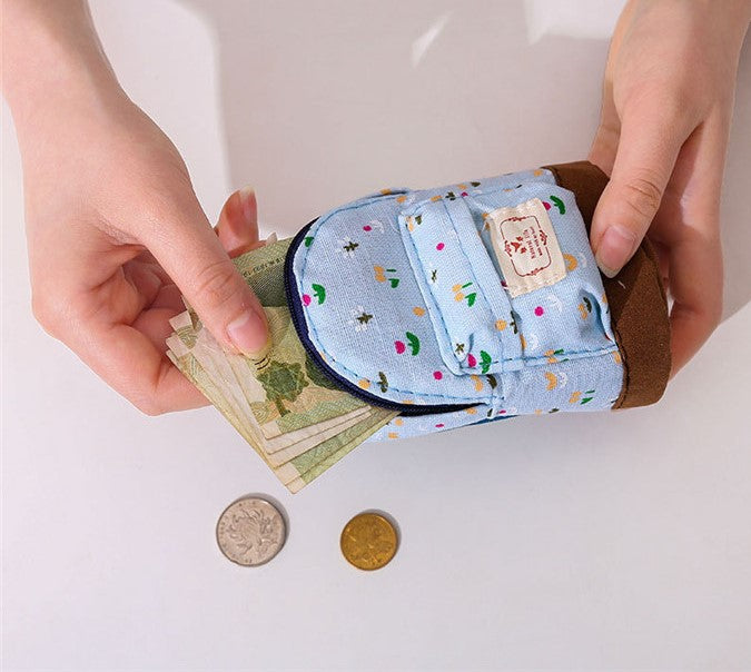 Mini Rucksack Schlüsselanhänger/ Münztasche