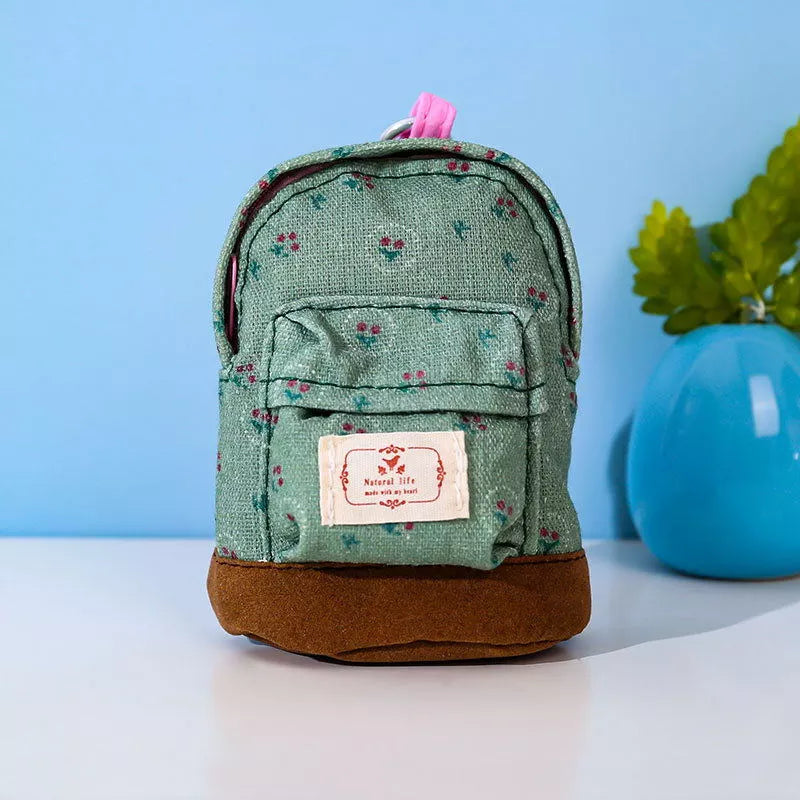 Mini Rucksack Schlüsselanhänger/ Münztasche